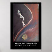 Loop je pad poster (Voorkant)