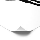 Loop je weg. foto afdruk (Hoek)