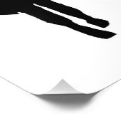 Loop je weg. foto afdruk (Hoek)