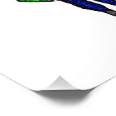 Loop je weg. foto afdruk (Hoek)