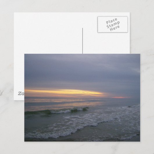 Loop langs Oak Island, NC Briefkaart (Voorkant / Achterkant)