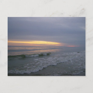 Loop langs Oak Island, NC Briefkaart