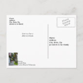 Loop langs Rainbow Row en denk aan je Briefkaart (Achterkant)