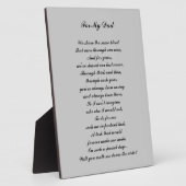 "Loop me naar de Aisle?" Plaque Fotoplaat (Zijkant)