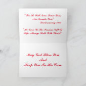 Loop met Christ Wenskaarten Kaart (Binnen)