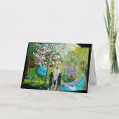 Loop met Christ Wenskaarten Kaart (Voorkant)