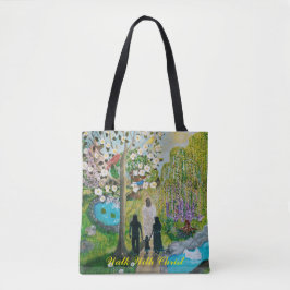 "Loop met Christus" Canvas tas