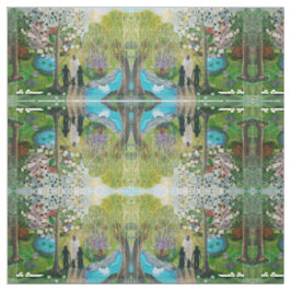 Loop met Christus Fabric Stof