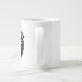 Loop met Christus Grote Koffiekop (Achterkant)
