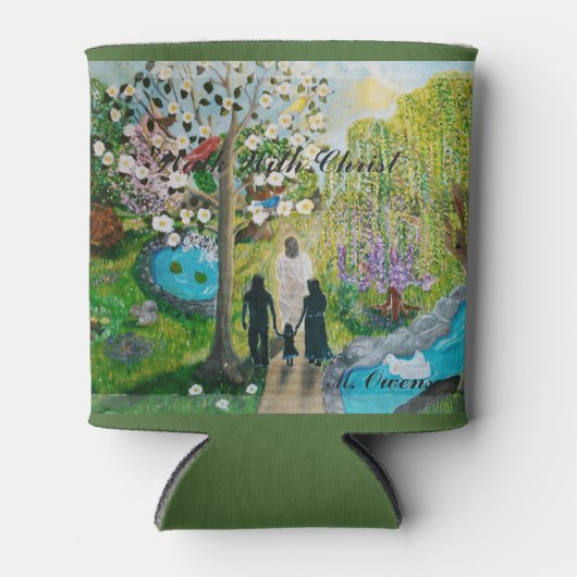 Loop met Christus Koelbox Blikjeskoeler (Voorkant)