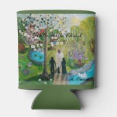 Loop met Christus Koelbox Blikjeskoeler (Achterkant)