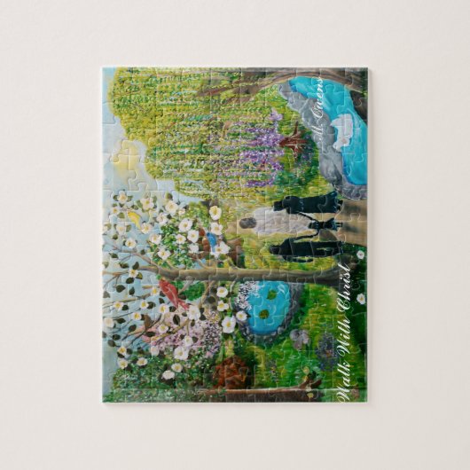 Loop met Christus Puzzle Legpuzzel (Verticaal)