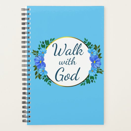 "Loop met God" Bloemontwerp Planner (Voorkant)
