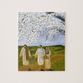 Loop met Jezus Legpuzzel