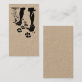 Loop met me mee visitekaartje (Voorkant / Achterkant)