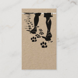 Loop met me mee visitekaartje