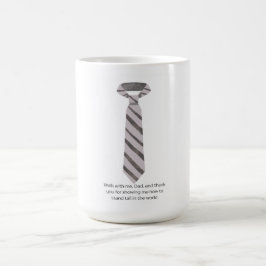 Loop Met Me Papa Hartelijke Vaderdag Tie Quote Koffiemok