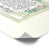 Loop met mij Foto van mama, gepersonaliseerd Poster (Hoek)