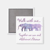 Loop met mij mee magneet (Voorkant / Achterkant)