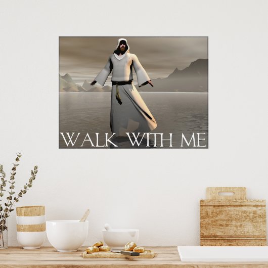 Loop met mij mee poster (Keuken)