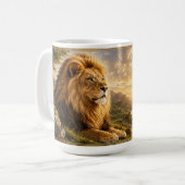Loop met Moed Leeuw Koffiemok (Voorkant links)