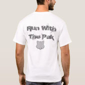 Loop met Pak T-shirt (Achterkant)