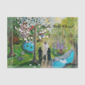 Loop met papier voor Christus-weefsel (Voorkant)