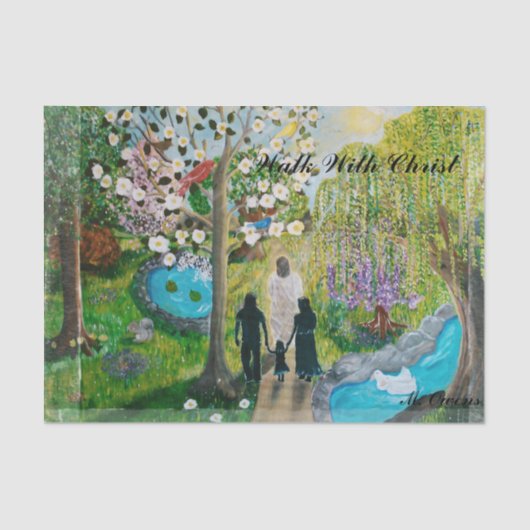 Loop met papier voor Christus-weefsel (Voorkant)