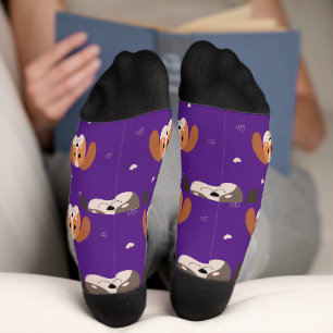Loop met Whiskers en Wags Sokken