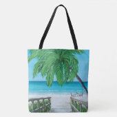 Loop naar de palmbomen tas Just Dahl Tote (Voorkant)