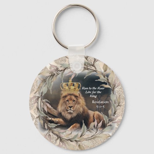 Loop naar de Roar Live voor de King Key-keten Sleutelhanger (Voorkant)