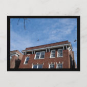 Loop naar het noorden in februari briefkaart (Voorkant)