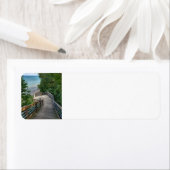 Loop naar het strand etiket (Insitu)