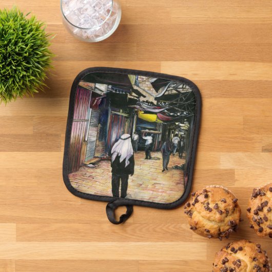 Loop naar huis door de oudheid pannenlap (Top down)