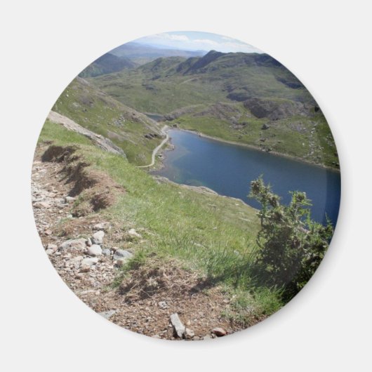 Loop naar Snowdon de hoogste berg van Engeland en Magneet (Voorkant)