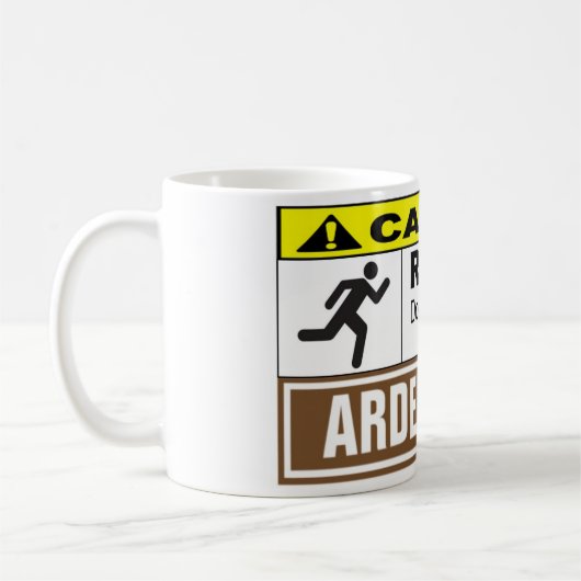 Loop niet op Ardennes mok (Links)