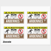 Loop niet op Ardennes sticker (Vel)