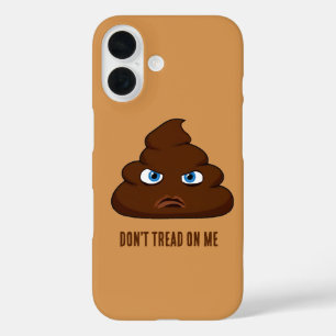Loop niet op me, poep iPhone 16 hoesje