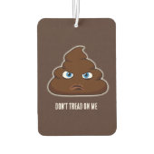 Loop niet op me, poep luchtverfrisser (Achterkant)