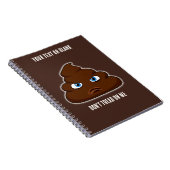 Loop niet op me, poep notitieboek (Rechterzijde)