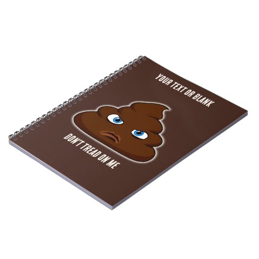 Loop niet op me, poep notitieboek (Linkerzijde)