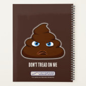 Loop niet op me, poep planner (Achterkant)