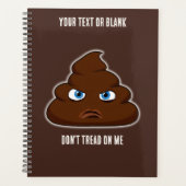 Loop niet op me, poep planner (Voorkant)