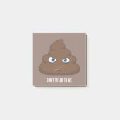 Loop niet op me, poep post-it® notes (Voorkant)