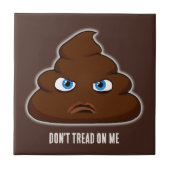 Loop niet op me, poep tegeltje (Voorkant)