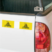 loop niet op mij bumpersticker (Op Truck)