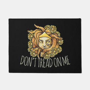 Loop niet op mij Feministische Medusa Deurmat