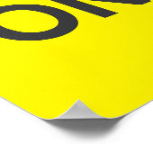 Loop niet op transportbanden teken poster (Hoek)