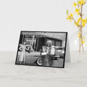 Loop niet voor me Wenskaart Kaart (Gele Bloem)