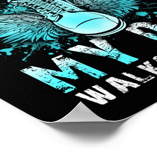 Loop nooit alleen Mijn vader loopt met me mee Poster (Hoek)